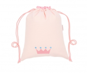 Personalised Pink Crown Snack Bag
