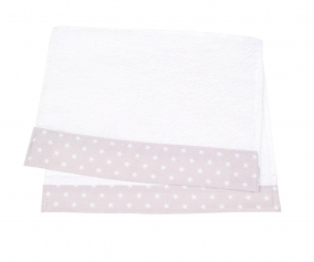 Toalla Guardera Classic Star Gris Personalizable