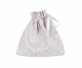 Portachupetes Classic Star Gris