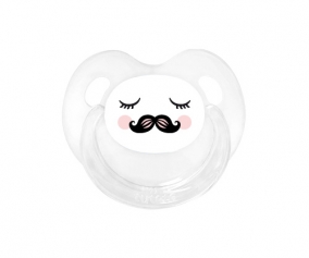 Sucette Rtro Visage Moustache