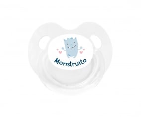 Sucette Rtro Transparente Monstre
