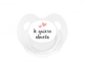 Chupete Retro Blanco Te quiero abuela
