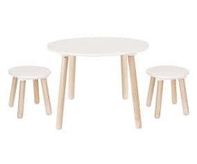 Mesa Infantil con 2 Taburetes