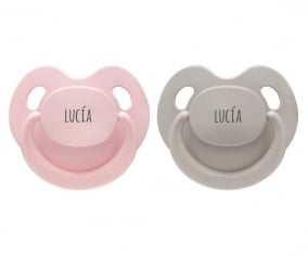 Personalised Pacifiers Retro Nordic Pink