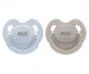 Personalised Pacifiers Retro Nordic Blue