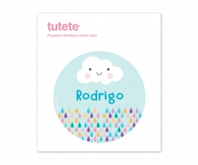 Autocollant Nuage Bleu