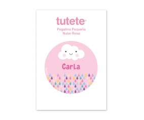 Petit Autocollant Nuage Rose