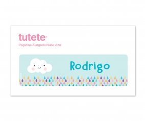 Adesivo alongado Blue Cloud 