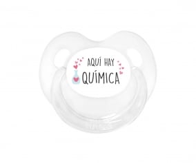Chupete Retro Transparente Aqu Hay Qumica