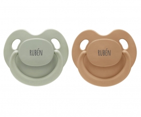 Personalised Pacifiers Retro Nordic Moca