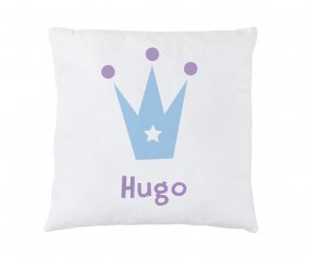 Almofada de Coroa Azul Personalizada 