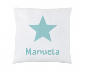 Coussin Personnalisable toile Menthe