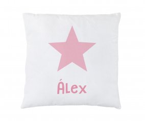 Coussin Personnalisable toile Rose