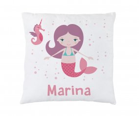 Coussin Sirne Personnalisable