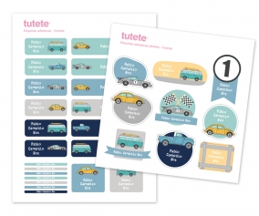 30 tiquettes pour Objets de Voiture