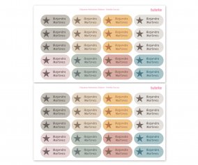 40 Autocollants pour Objets toile Fonc
