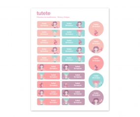 25 tiquettes pour les Vtements Sirne et Amis