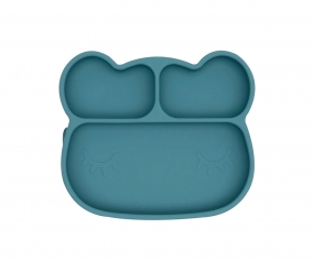 Plato con Ventosa Oso Azul Dusk
