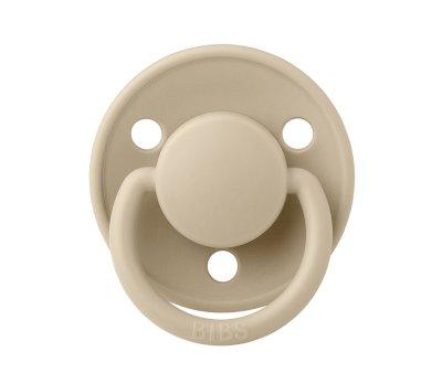 2 Succhietti BIBS De Lux Vanilla/Peach Silicone