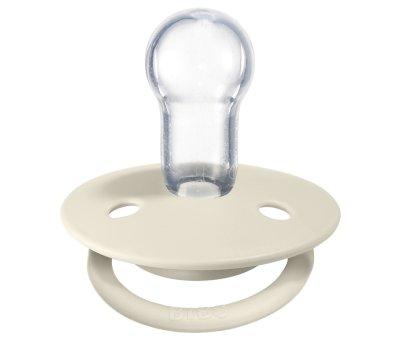 2 Succhietti BIBS De Lux Ivory/Baby Pink Silicone