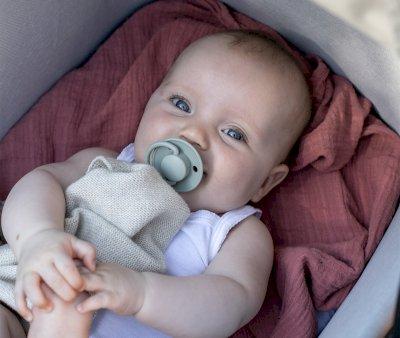2 Succhietti BIBS De Lux Cloud/Black Silicone