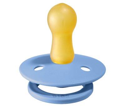 2 Succhietti BIBS Colour Round Sky Blue/Steel Blue