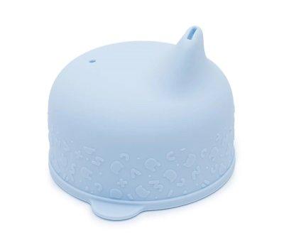 Tapa Sippie para Vaso Silicona Azul Empolvado
