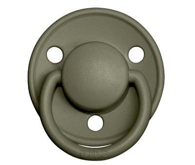 2 Succhietti BIBS De Lux Sage/Hunter Green Silicone
