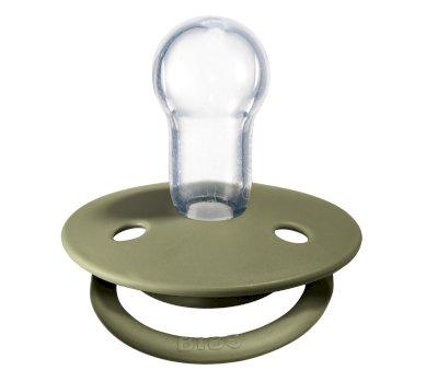 2 Succhietti BIBS De Lux Sage/Hunter Green Silicone