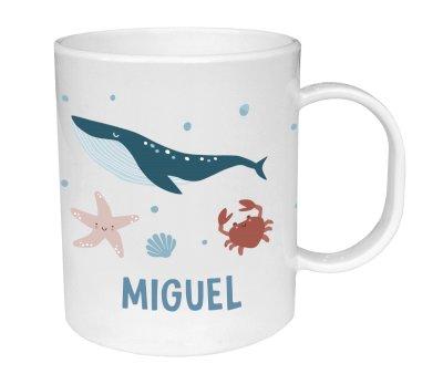 Taza de Plstico Personalizada Ocean