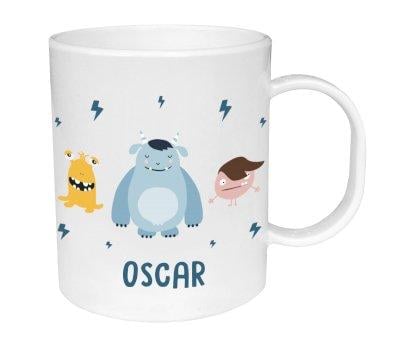 Tasse en plastique personnalise Little Monsters