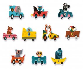 Puzzle Educativo Duo Bolidi