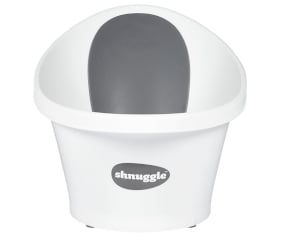 Baera Shnuggle Blanca Respaldo Gris Estrellitas