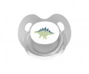 Sucette Rtro  Gris Dinosaure
