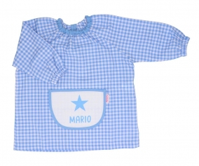 Tablier Personnalisable avec Poche Centrale toile Bleue