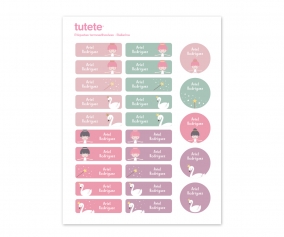 25 tiquettes pour Vtements Danseuse
