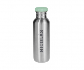 Bouteille en Acier Sage Basic Personnalisable 750 ml