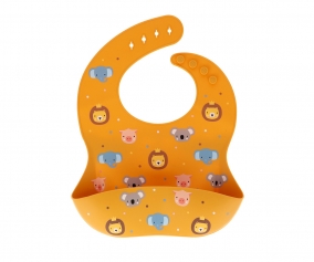 Bavoir en silicone Animal Friends