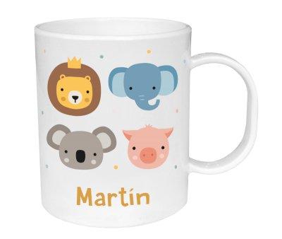 Chvena Plstico Personalizada Animal Friends