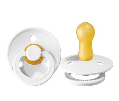 2 Succhietti BIBS Colour Round White/Mint