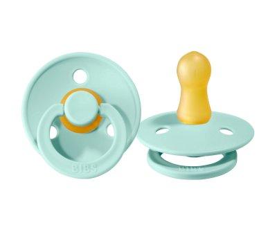 2 Succhietti BIBS Colour Round White/Mint