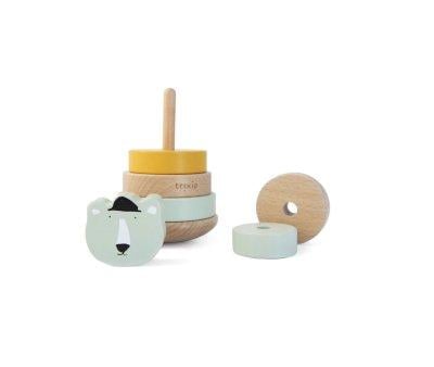 Torre Impilabile Mr.Polar Bear Trixie Wood Personalizzabile