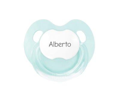 Aqua Personalised Retro Pacifier