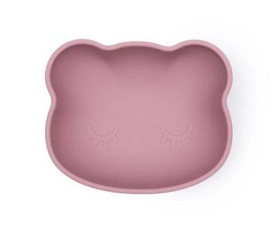 Bol con Ventosa y Tapa Oso Dusty Rose