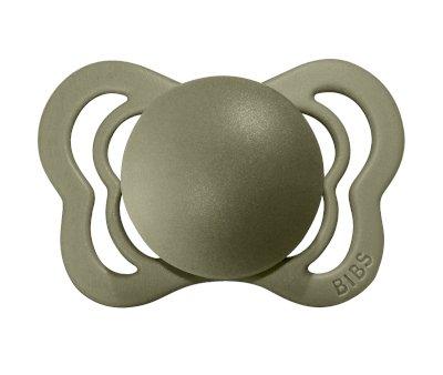 Pack 2 Succhietti BIBS Couture Vanilla/Olive Silicone
