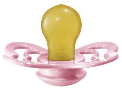 2 Chupetas BIBS Supreme Latx Ivory/Baby Pink