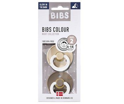 2 Succhietti BIBS Colour Dark Oak/Vanilla