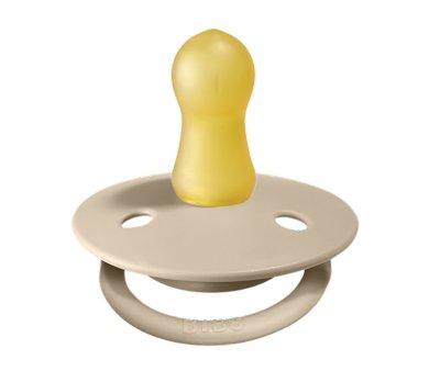 2 Chupetas BIBS De Lux Vainilla/Dark Oak