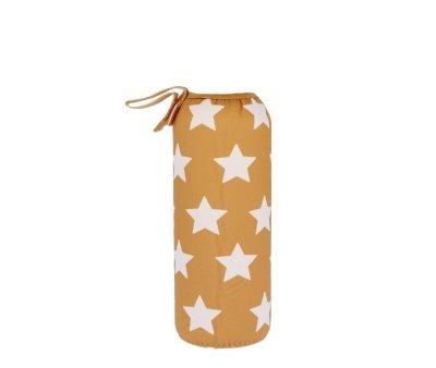 Housse en Noprne toiles Moutarde 750ml Personnalisable