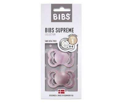 Pack 2 Succhietti BIBS Supreme Heather/Dusky Lilac Silicone